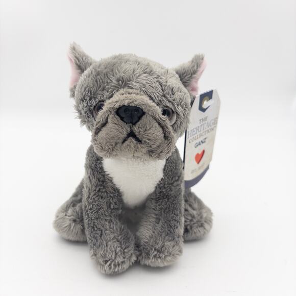 NEW Heritage Mini French Bulldog - Stuffed Animal by Ganz Soft Plush Collectable - Picture 1 of 8